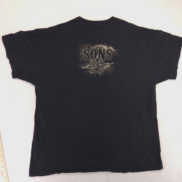 Sons of Anarchy Samcro Casual Crew Neck Graphic T Shirt Mens Size 2XL Black - Picture 9 of 9